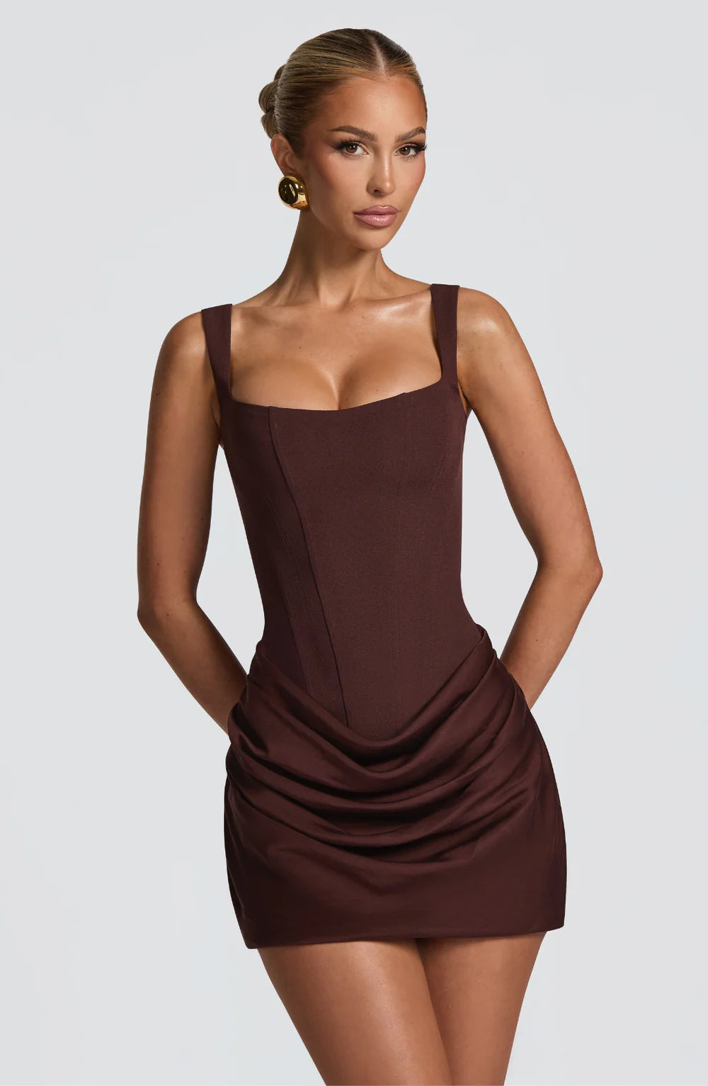 Elara Sculpt Mini Dress