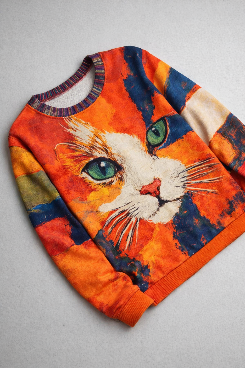 Calina Art Patchwork Knit