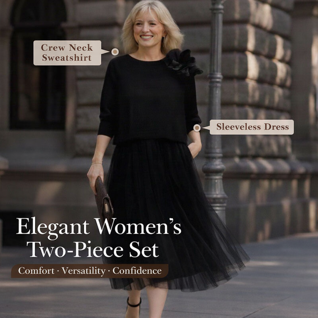 Élodie Layered Two-Piece Dress Set
