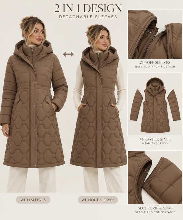 Constance Long Quilted Parka