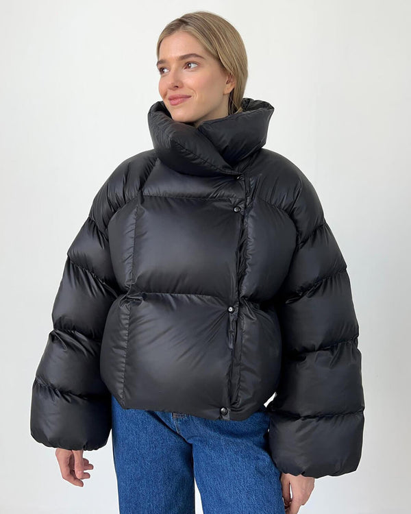 Ariane High-Collar Hooded Puffer Jacket