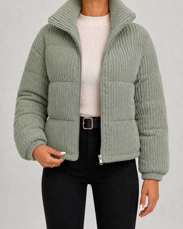 Gisella Corduroy Puffer Jacket