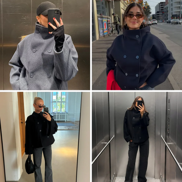 Urban Double-Breasted Everyday Winter Coat