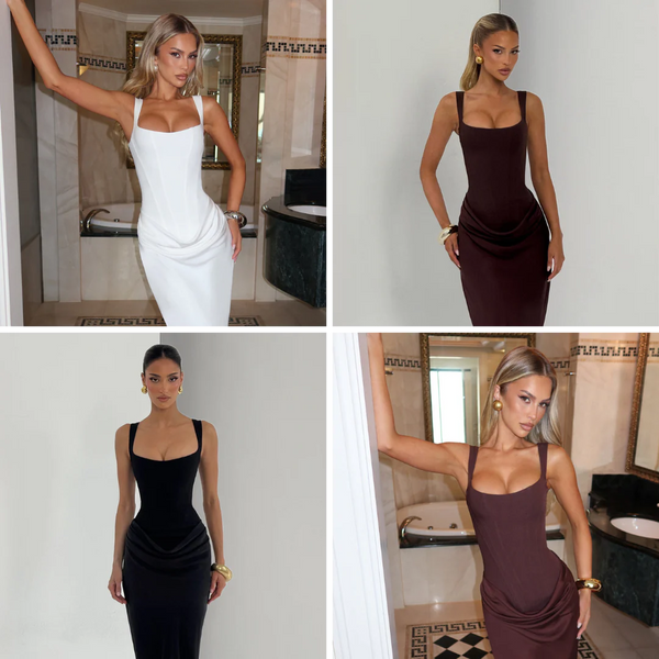 Hourglass Maxi Sculpted Silhouette Dress