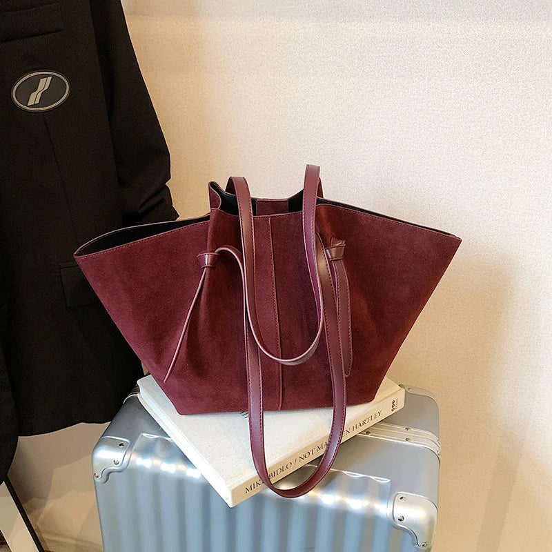 Marguerite Suede Tote Bag