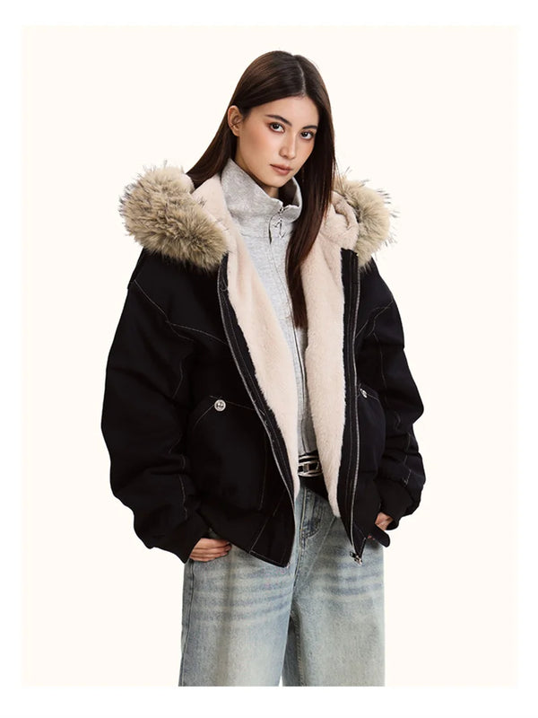 Mathilde Padded Fur-Hood Parka