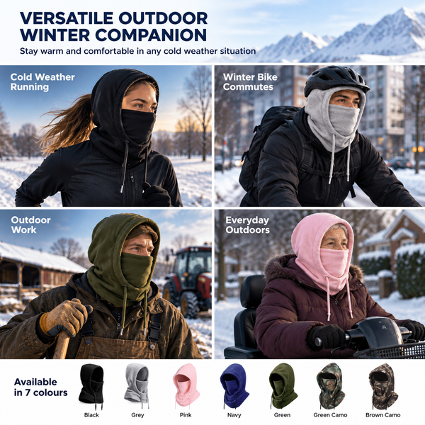 Petra 3-in-1 Windproof Thermal Fleece Balaclava