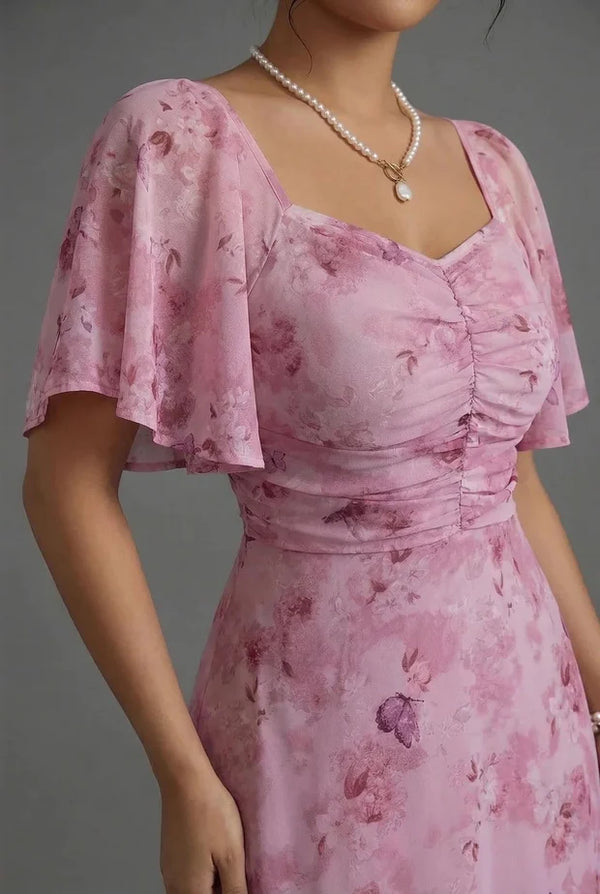 VelvetFlow Evening Gown