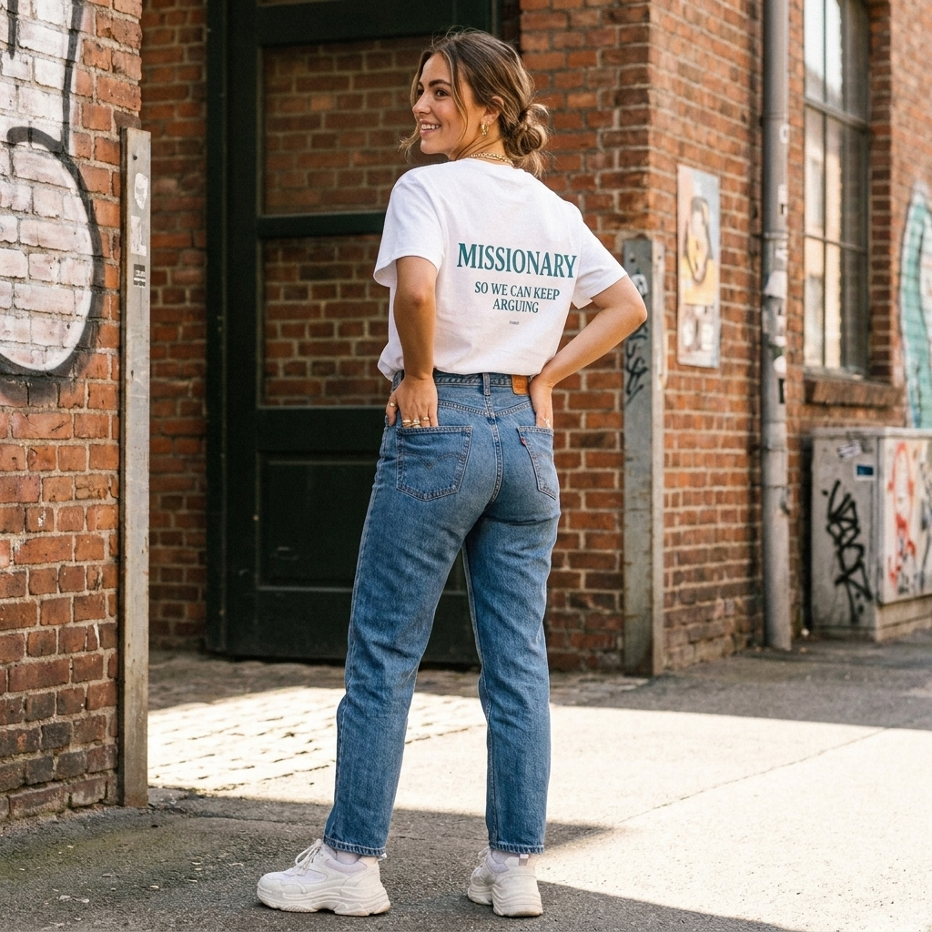 Mission Statement Tee - White