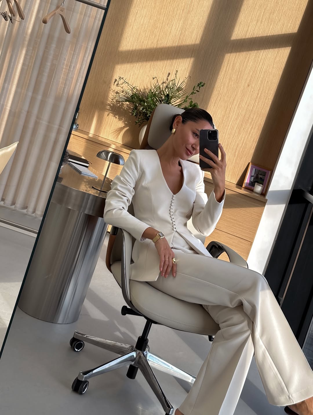 Ivory Tailored Elegant Suit Set
