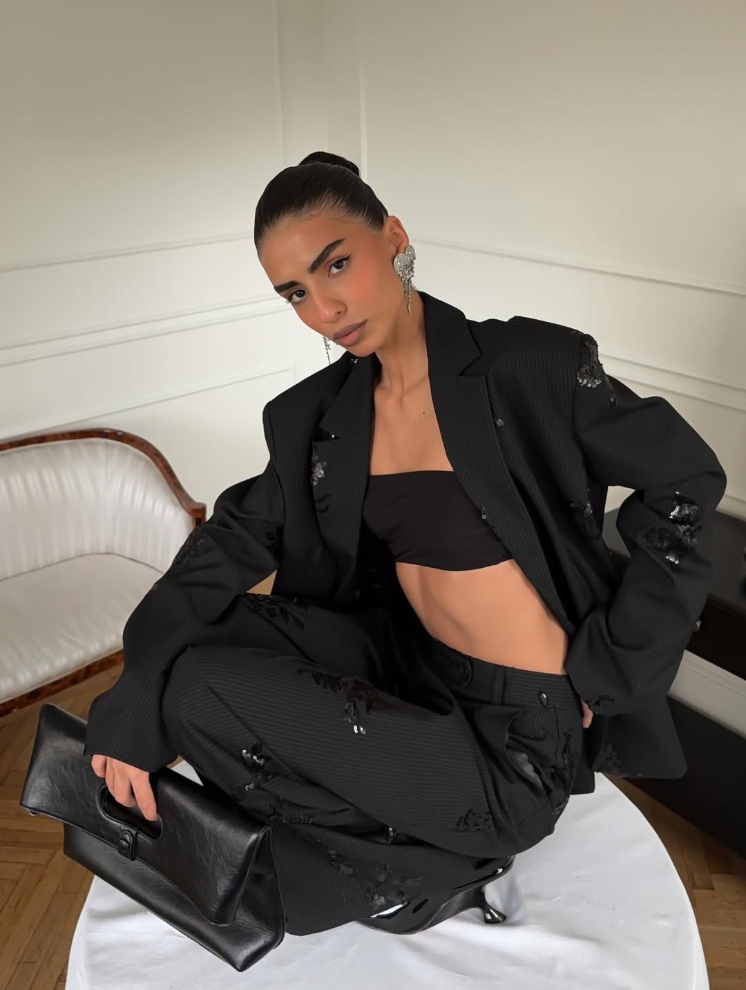 Valentina Sequin Tailored Trousers