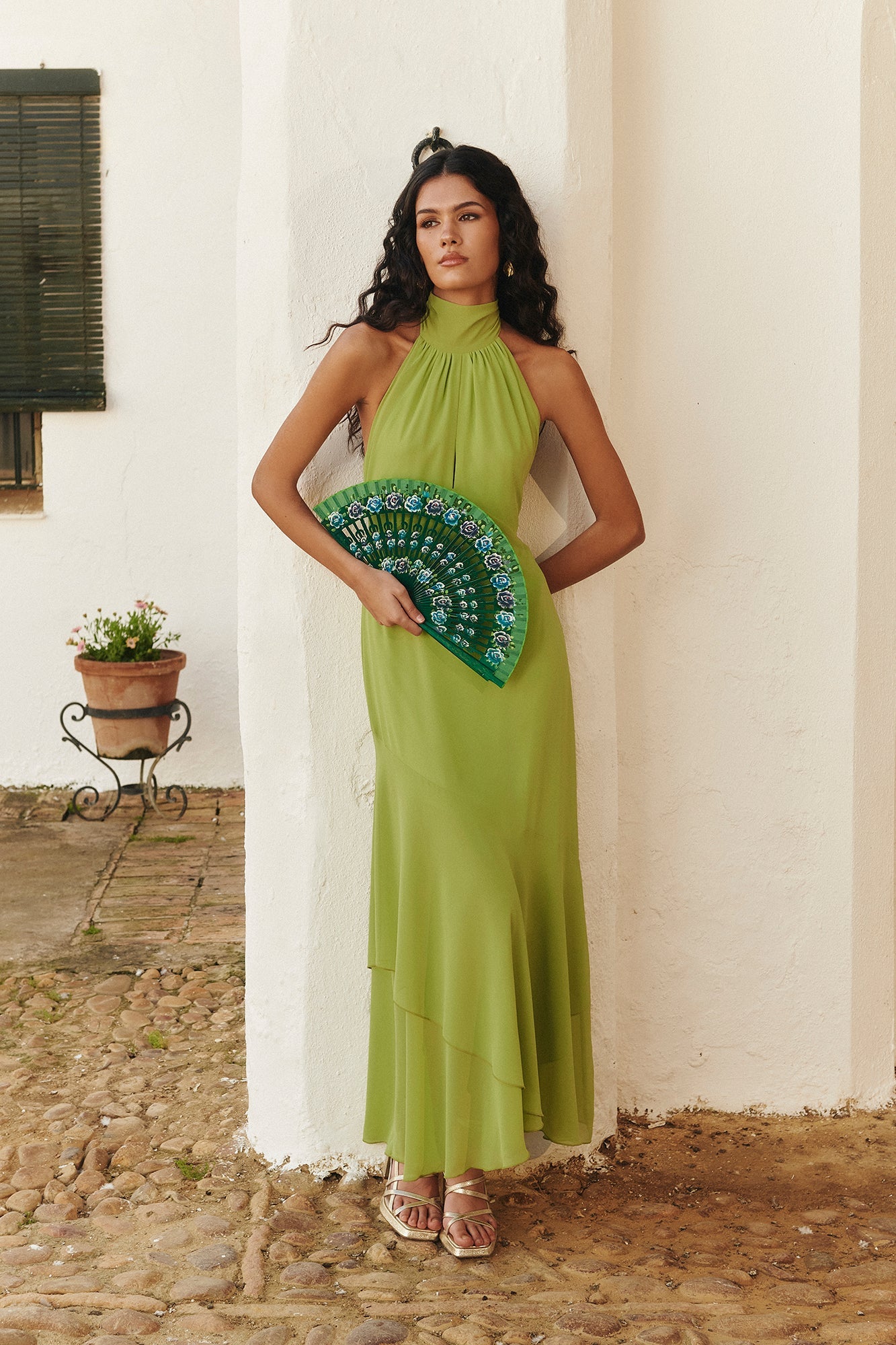 Celeste Émeraude Maxi Dress
