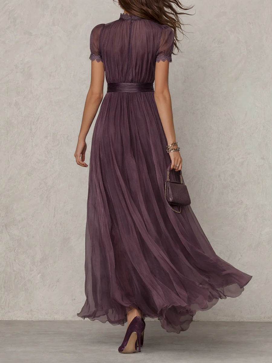 Flavia Elegant Flowing Maxi Dress