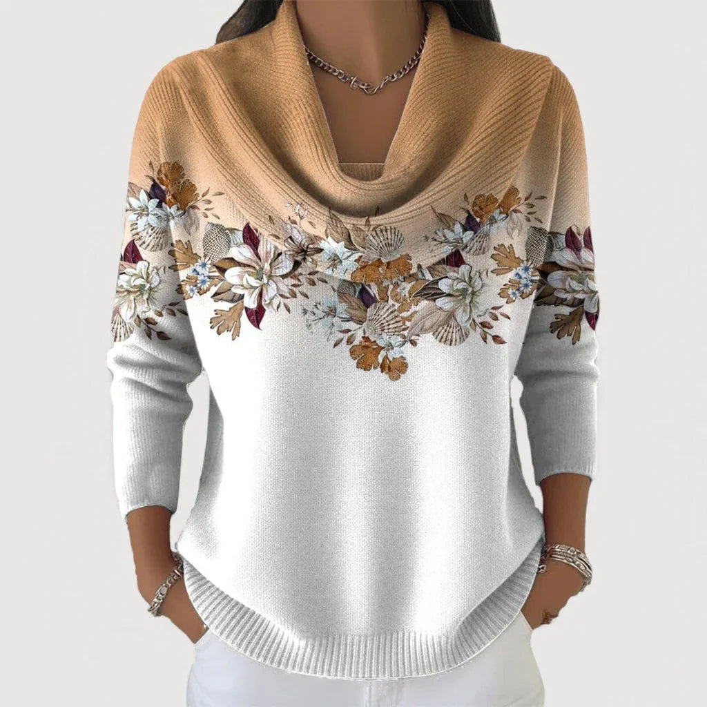 Camille Floral Snood Knit