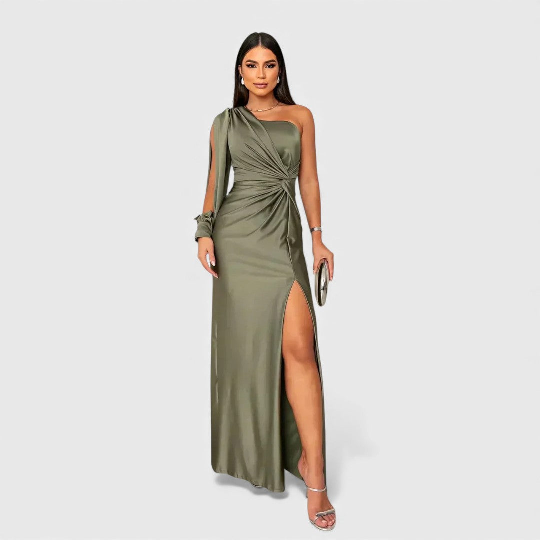 Valentina One-Shoulder Maxi Dress