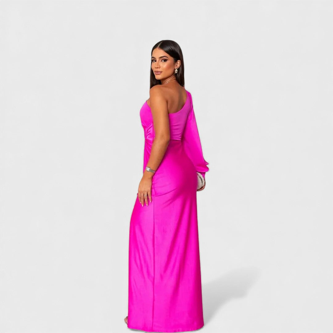 Valentina One-Shoulder Maxi Dress
