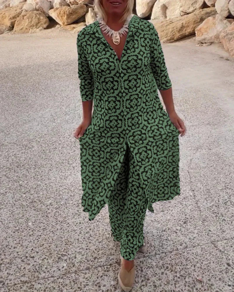 Nathalie Pattern Flow Set