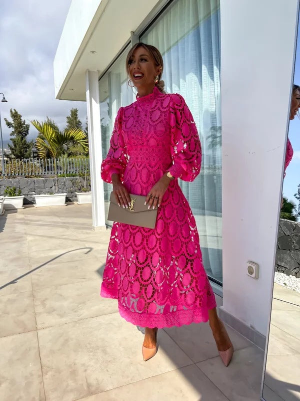 Elowen Lace Elegance Maxi Dress