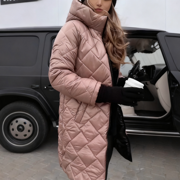 Urban Warmth Quilted Long Coat