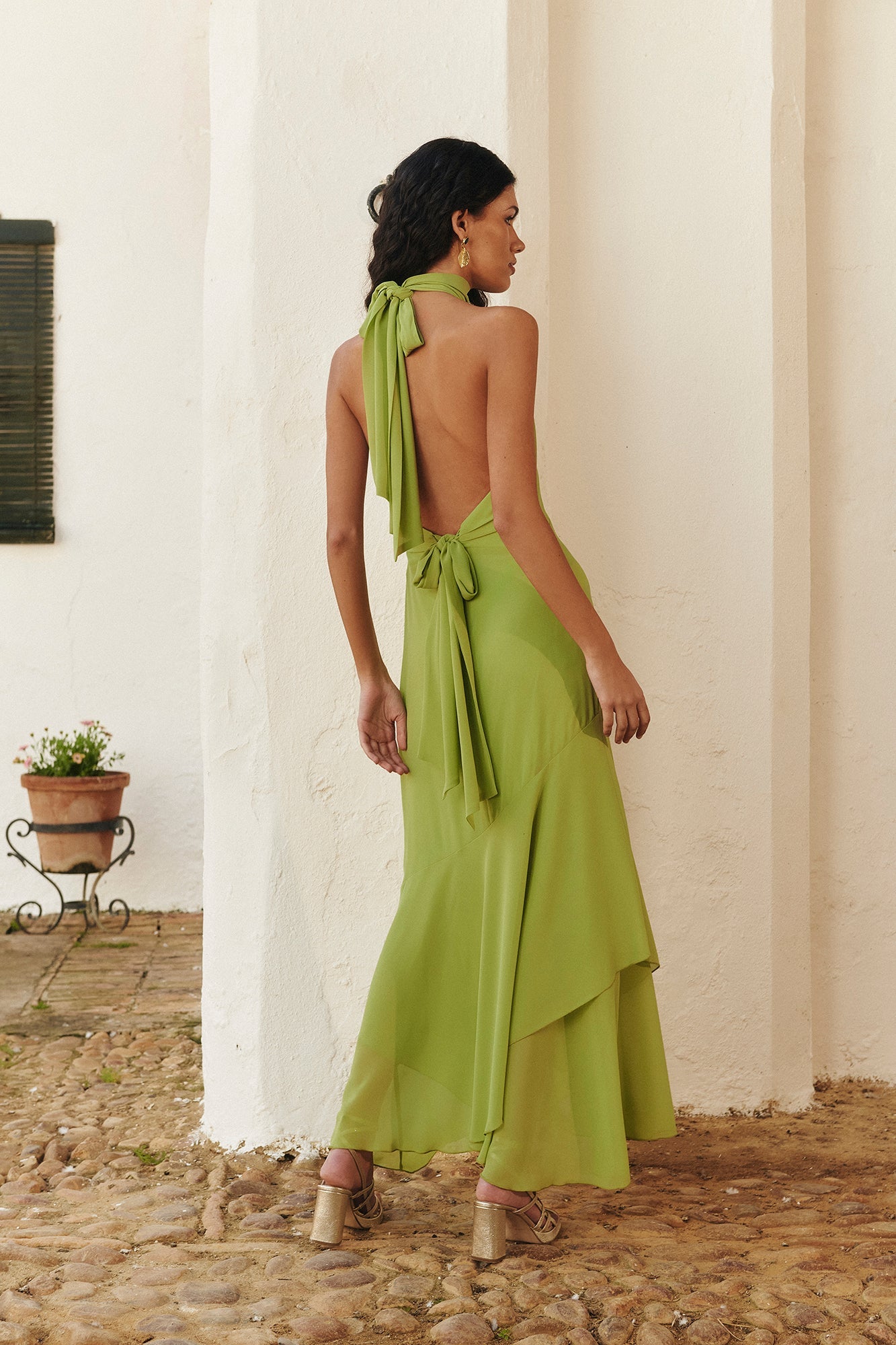 Celeste Émeraude Maxi Dress