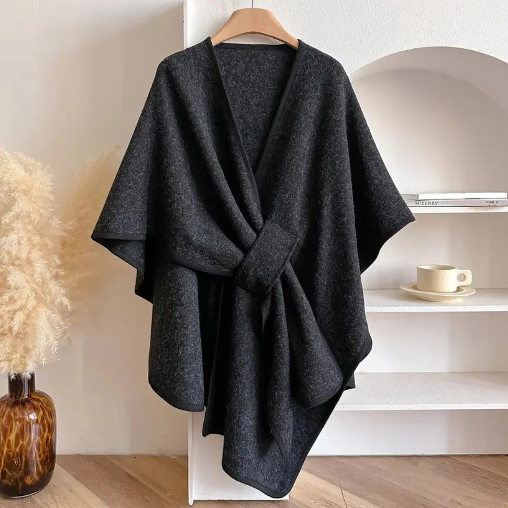 Maëlle Soft Wrap Poncho