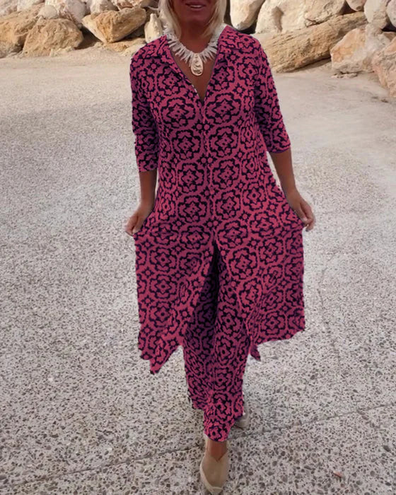 Nathalie Pattern Flow Set