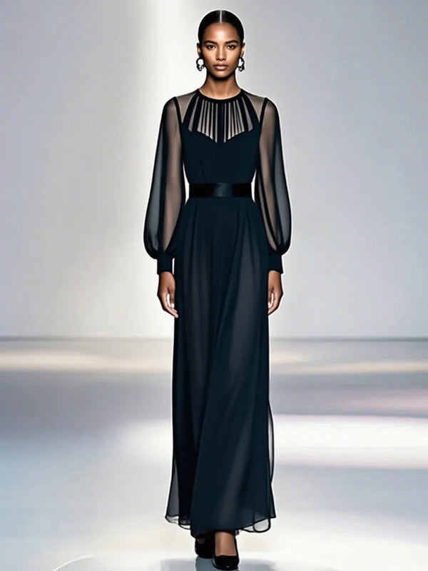 Midnight Elegance Gala Evening Dress