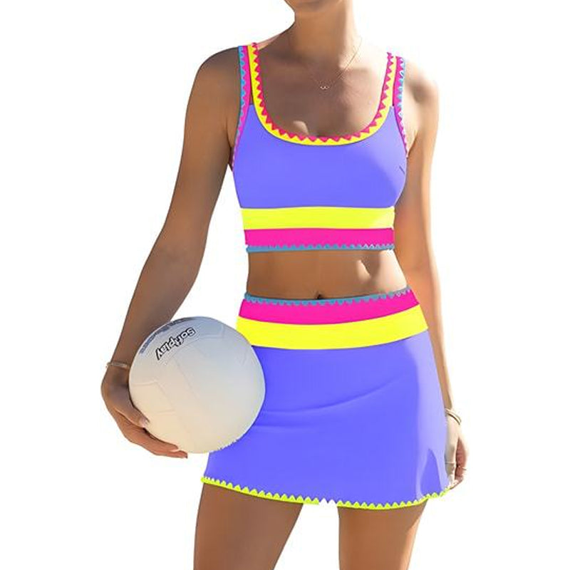 Maëva Sunset Three-Piece Swimwear Set