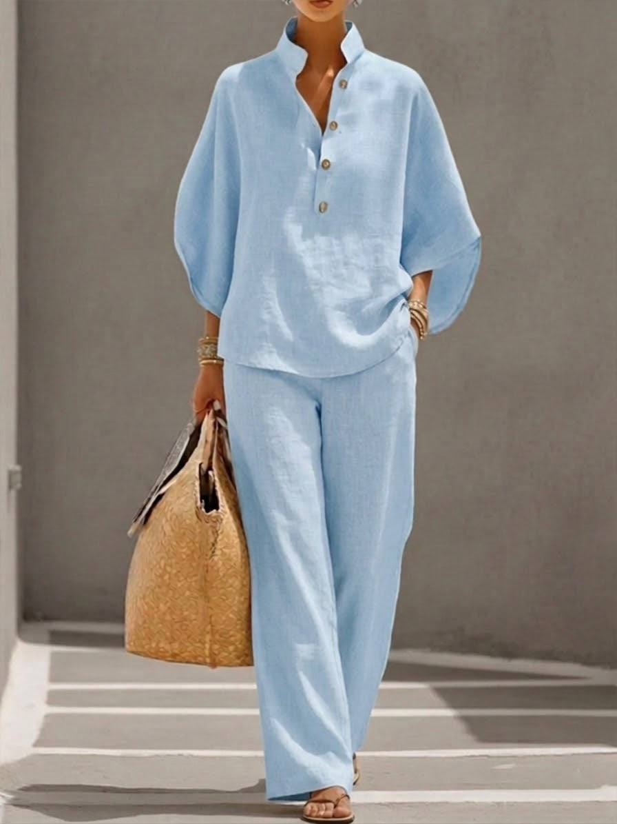 Maribel Linen Relaxed Everyday Set