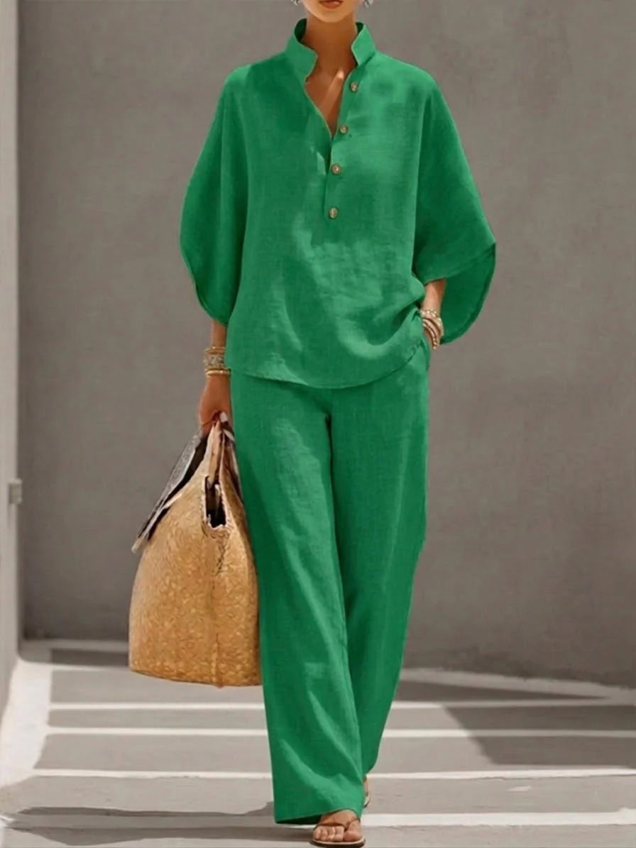 Maribel Linen Relaxed Everyday Set