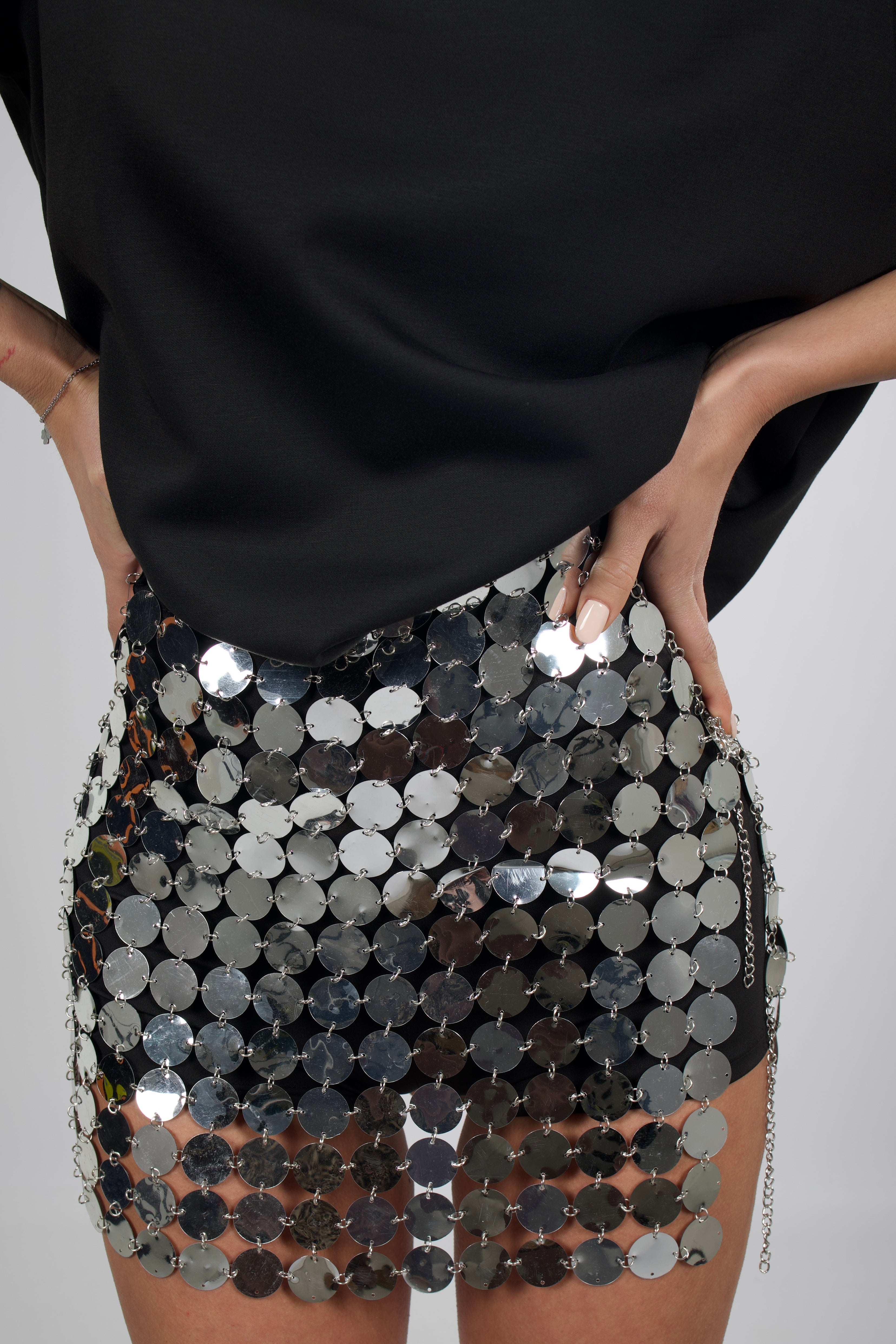 Ibiza Night Shine Wrap Skirt