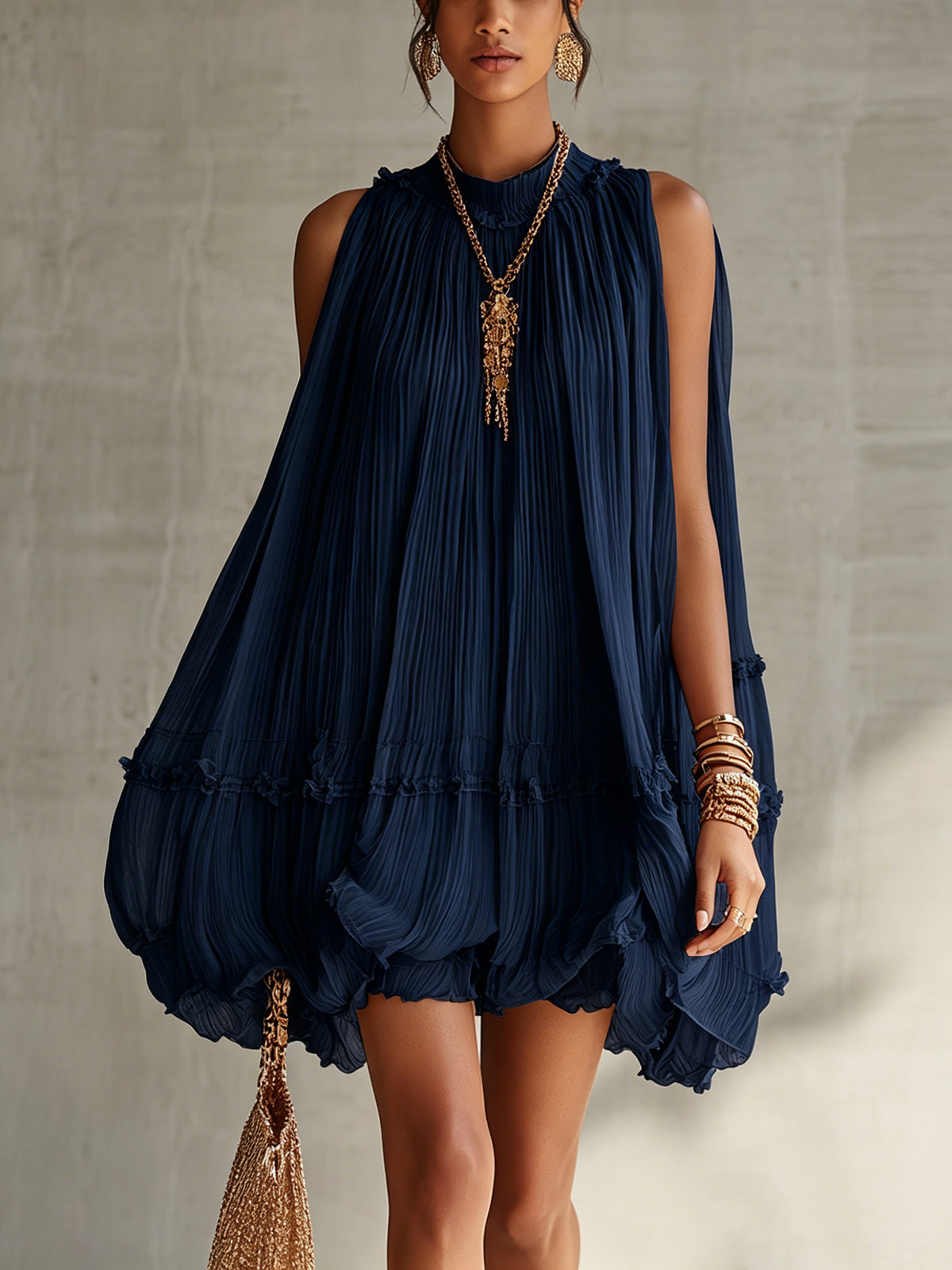 Seraphine Chiffon Balloon Mini Dress