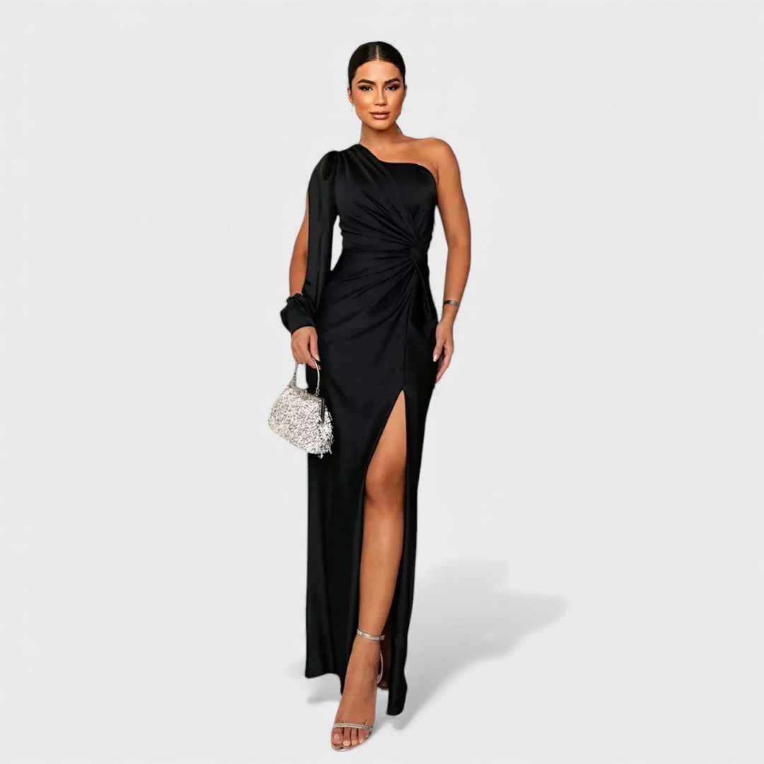 Valentina One-Shoulder Maxi Dress