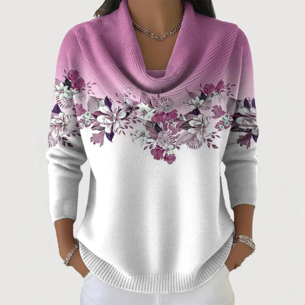 Camille Floral Snood Knit
