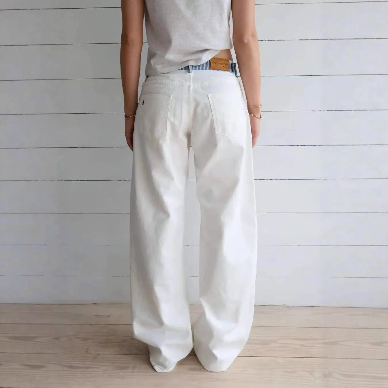 Everyday High-Waist Wide-Leg Denim Comfort Jeans