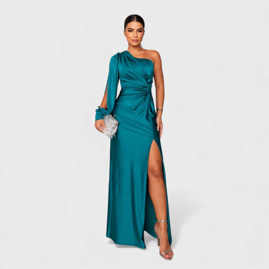 Valentina One-Shoulder Maxi Dress