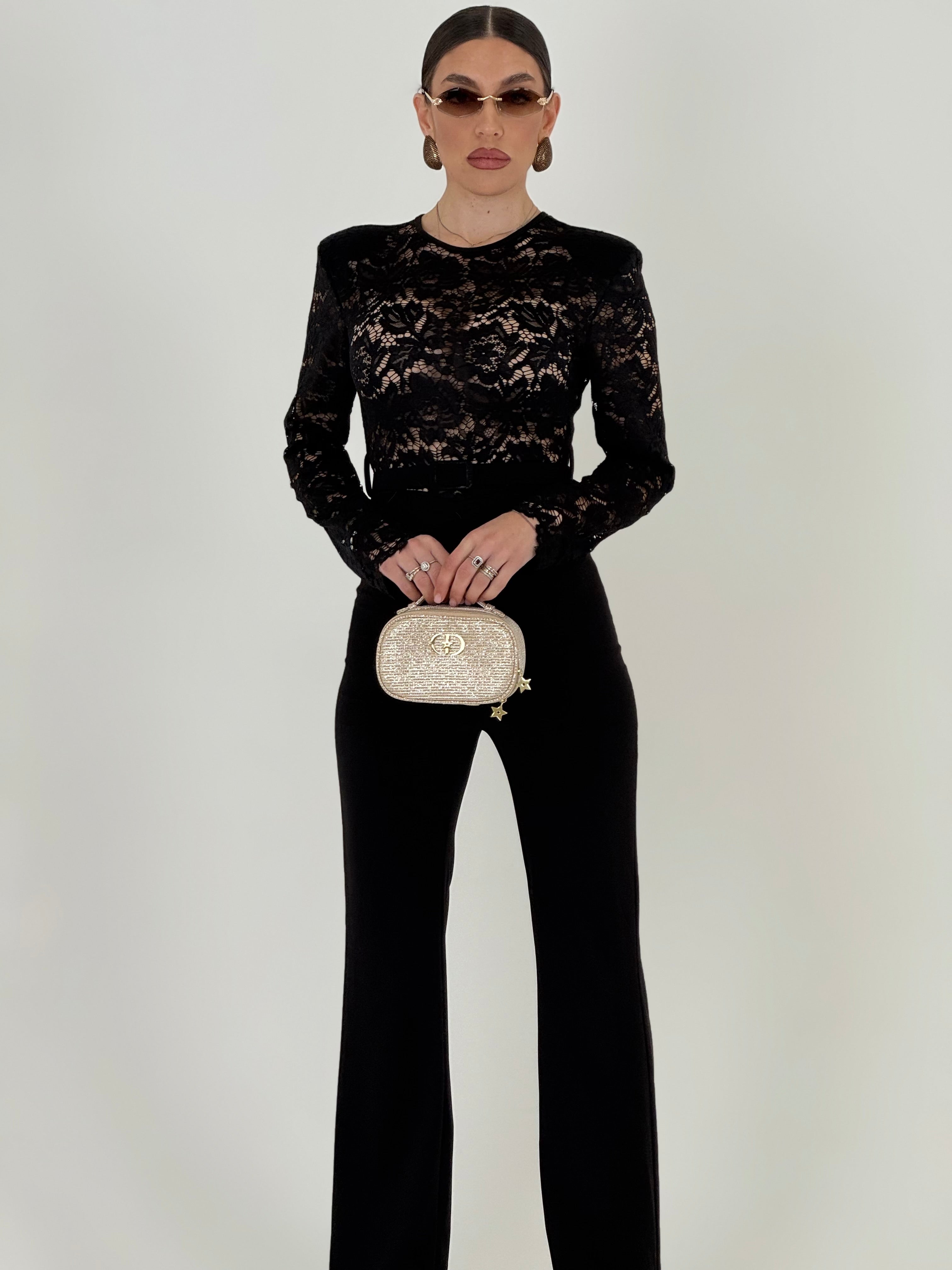 Noira Lace Bodice Jumpsuit