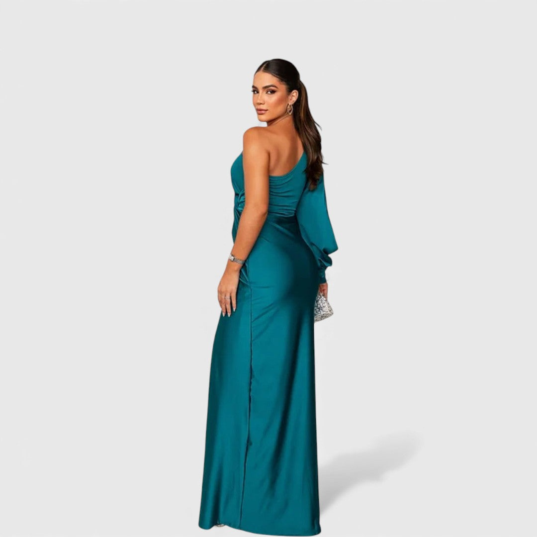 Valentina One-Shoulder Maxi Dress