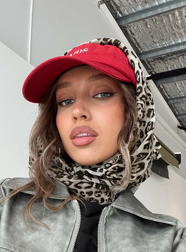 Wanna Be Mine Leopard Scarf