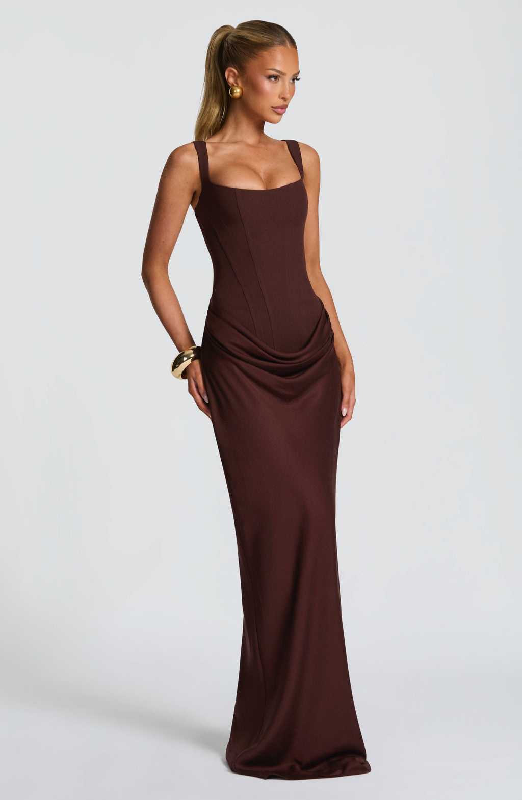 Elara Sculpt Maxi Dress