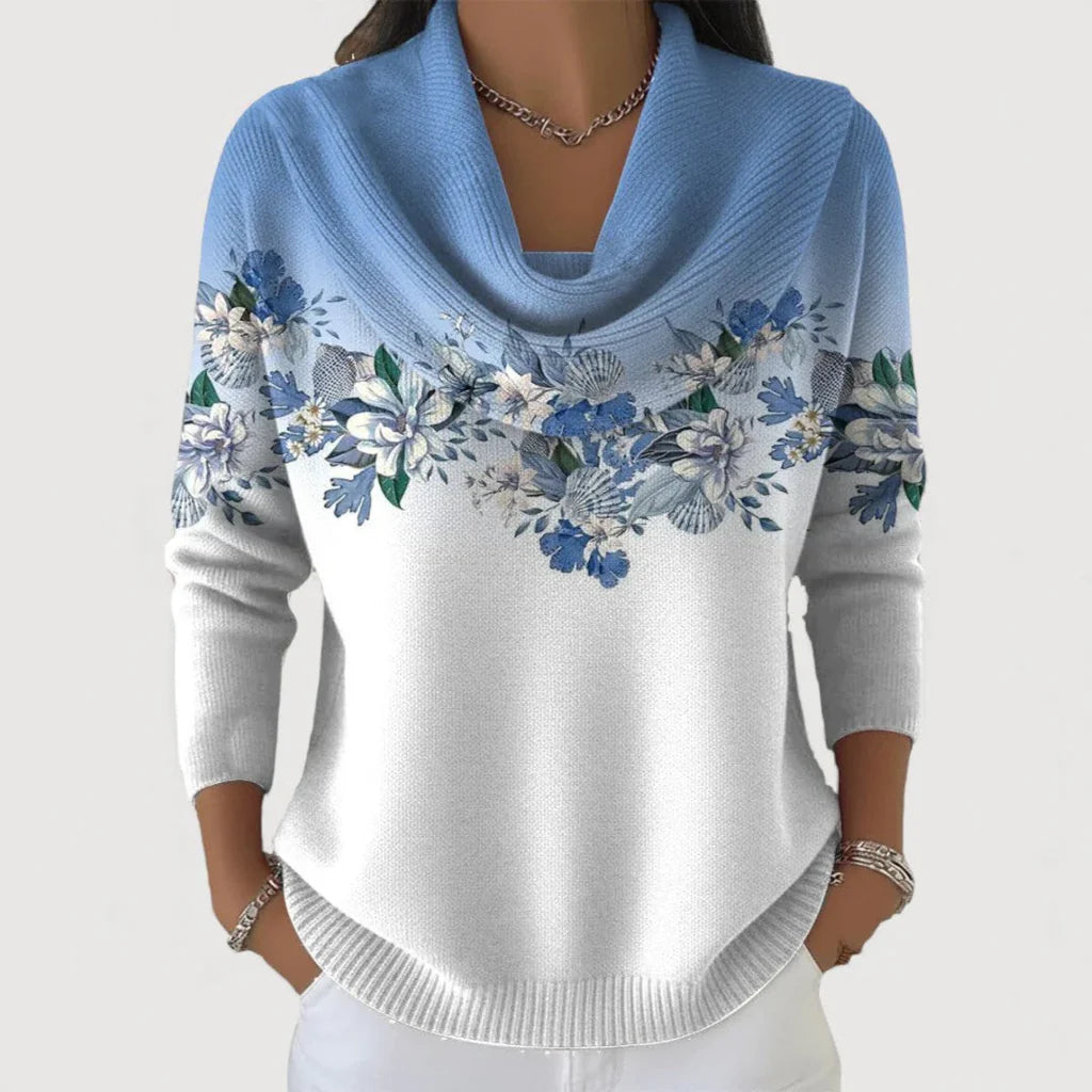 Camille Floral Snood Knit