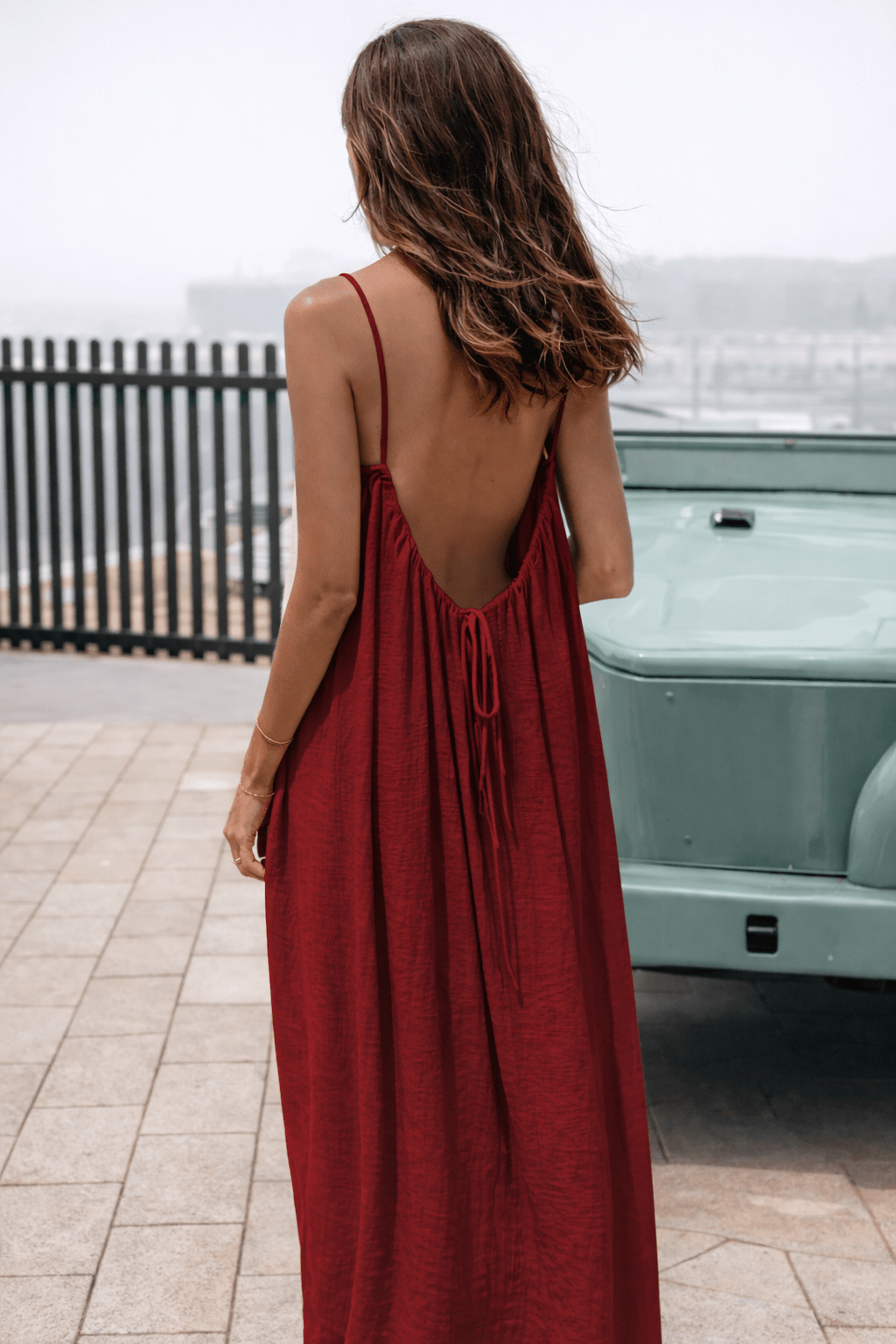 Valencia Bare Flow Maxi Dress