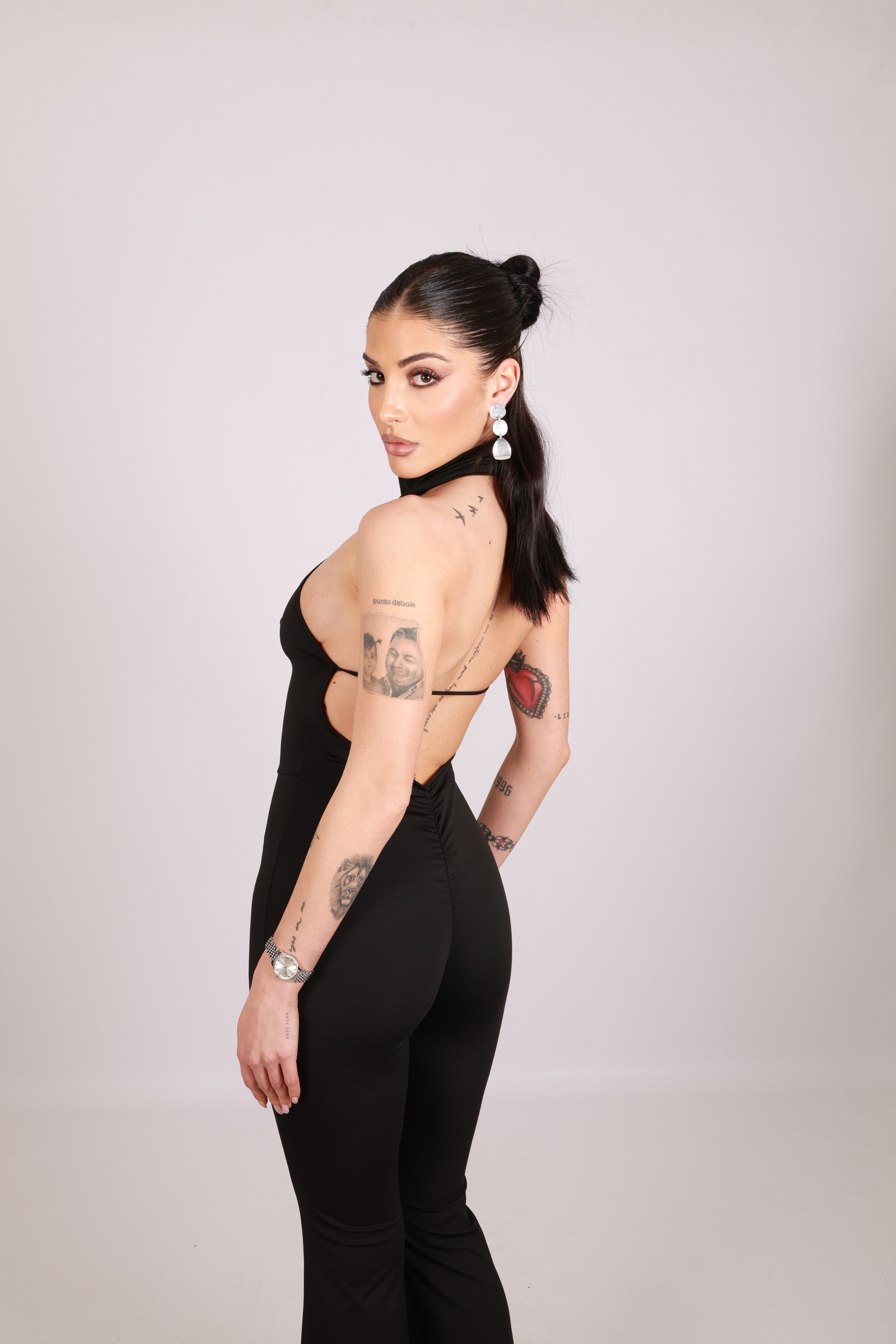 FlexFit Back Detail Stretch Jumpsuit