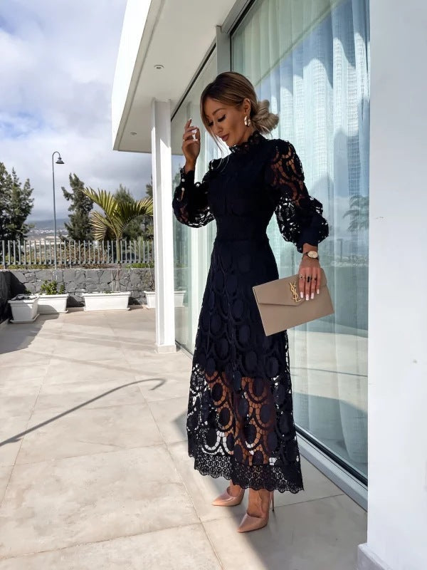 Elowen Lace Elegance Maxi Dress