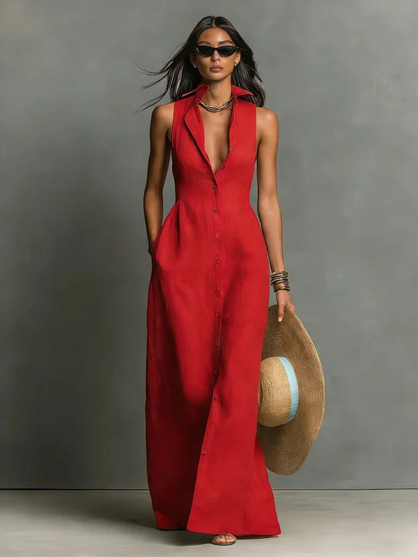 VelvetFlow Evening Gown